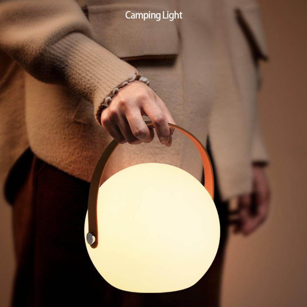 Rechargeable RGB LED Spherical Table Lamp – 16-Color Mood Light - My Store