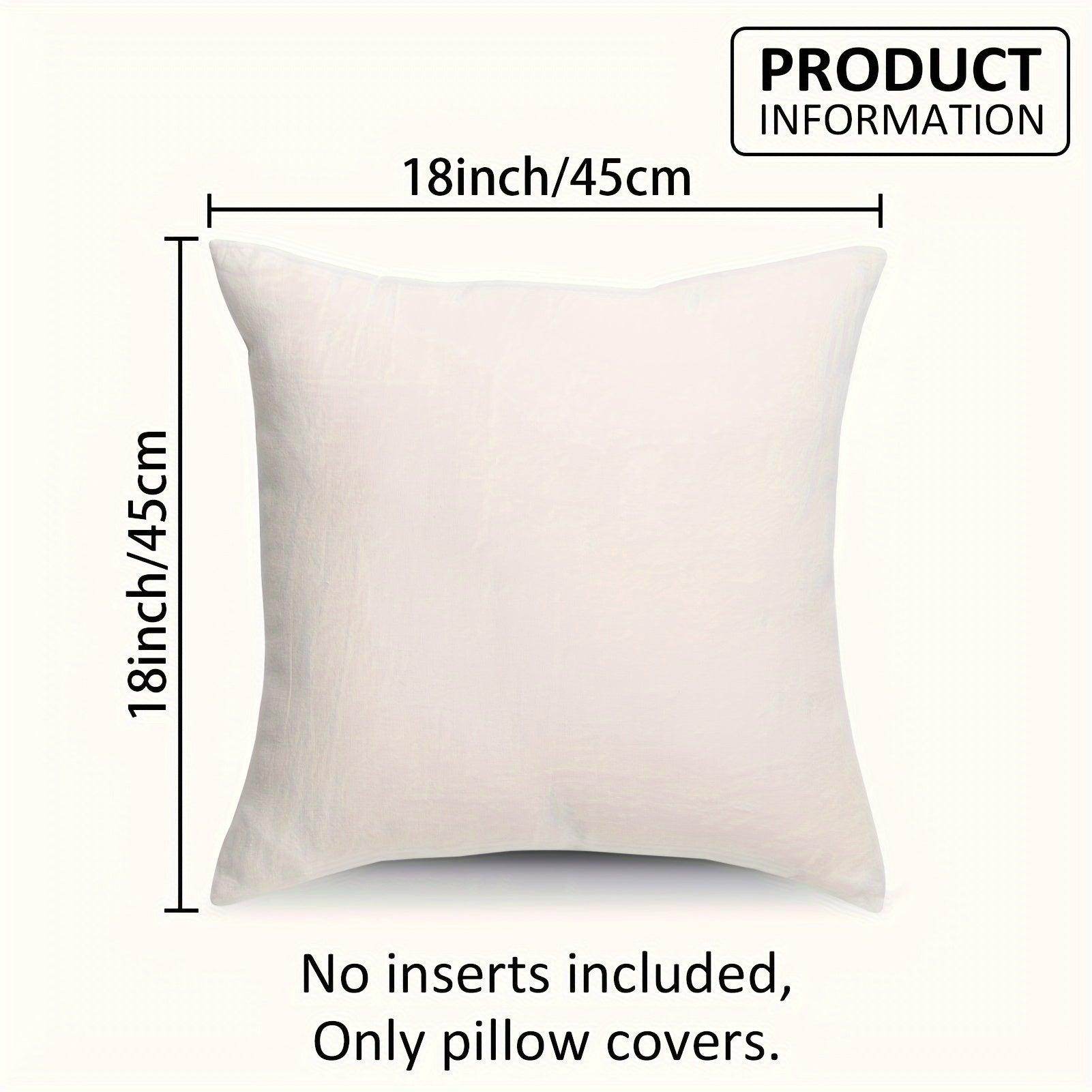 Decorative Gradient Corduroy Pillow Covers – Set of 4 - My Store