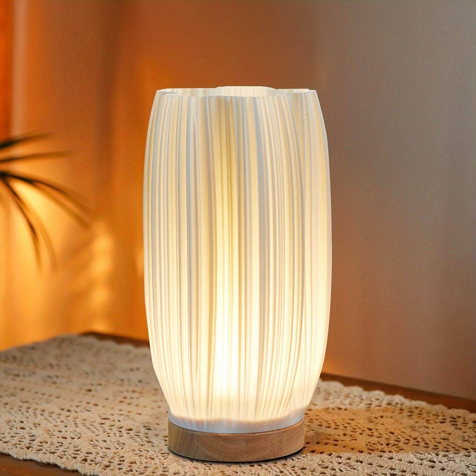 Modern LED Vase Table Lamp – USB Rechargeable & Dimmable - My Store