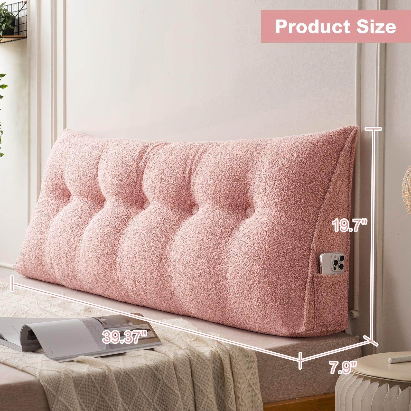 Removable & Washable Triangular Headboard Pillow - My Store