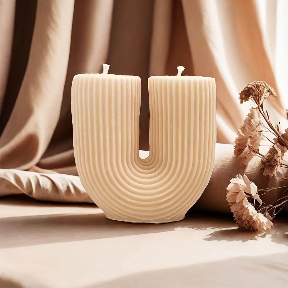 U-shaped Aesthetic Scented Candle - My Store