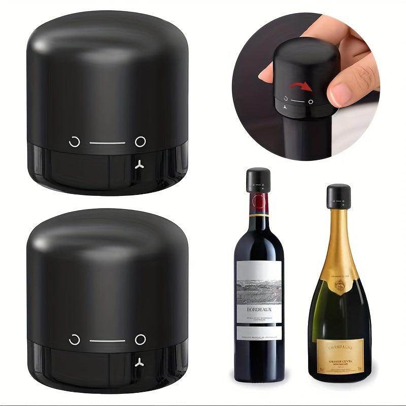 Black Rotating Wine Stopper - My Store