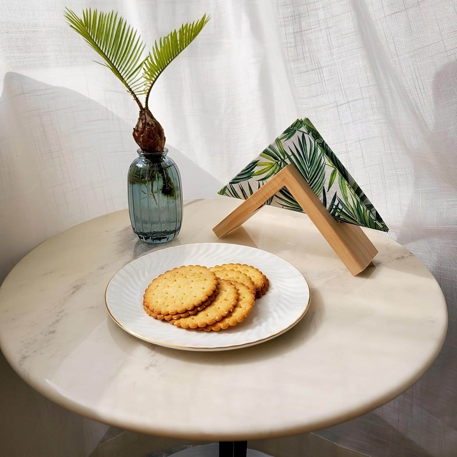 Nordic Solid Wood Napkin Holder - My Store