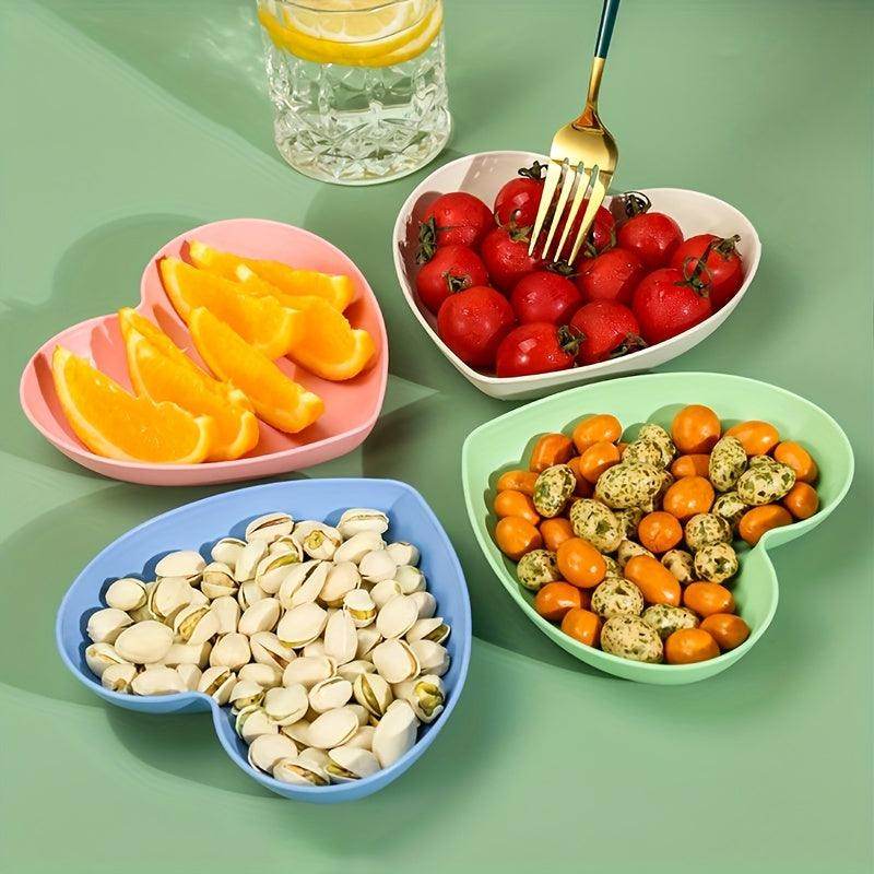 5pcs Durable Heart-Shaped Plate Set - My Store