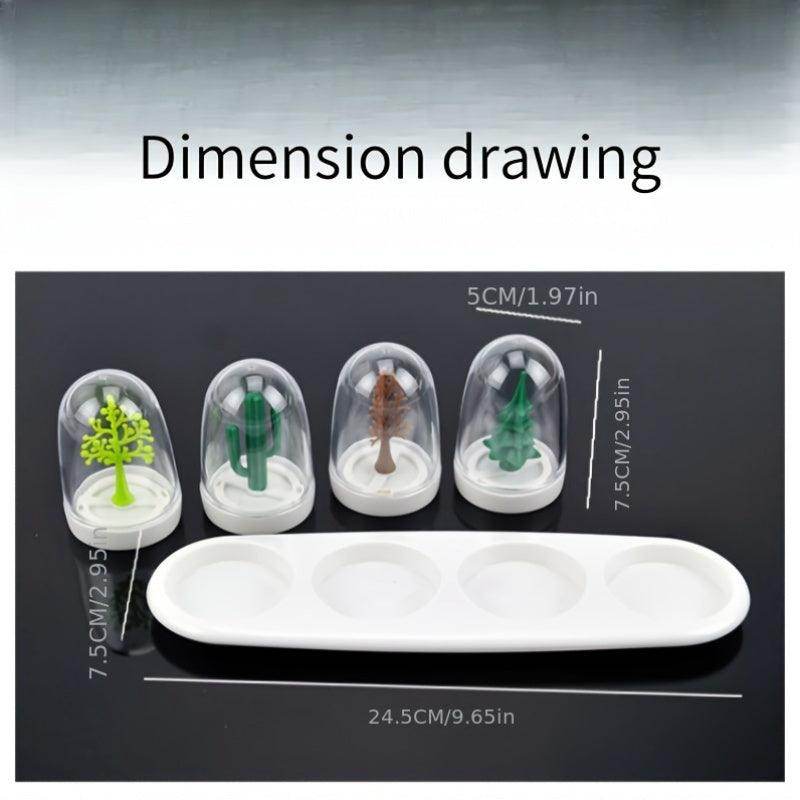 Creative Animal & Plant Theme Seasoning Jar Set (4 Bottles) - My Store