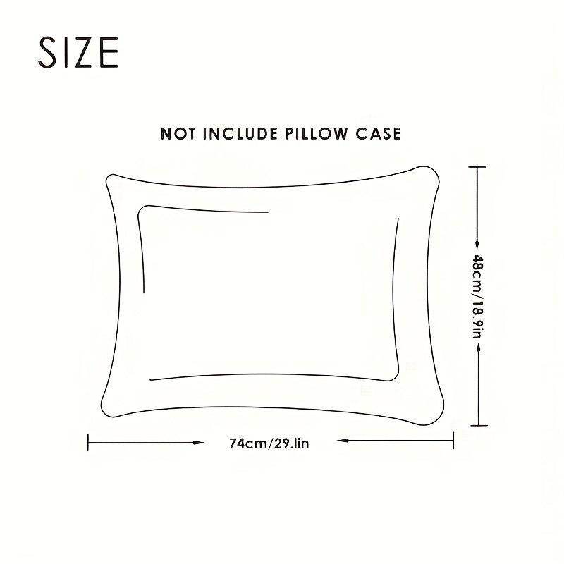 Comfortable Bed Pillow with Net Edge & Wheat Ear Grid Design - My Store