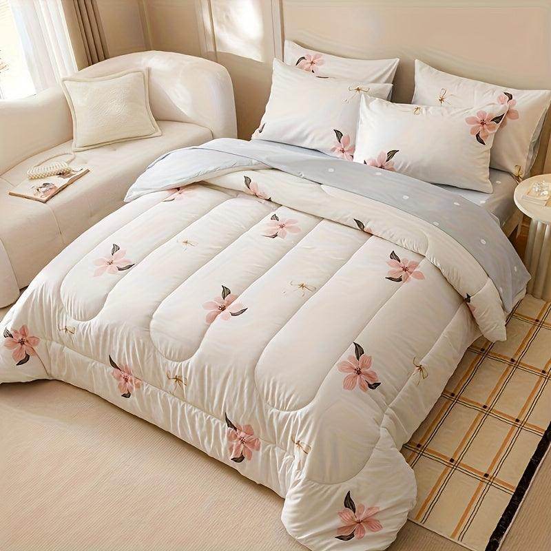 7pcs Fashion Freshness Nature Rural Flowers Quilt Set - My Store