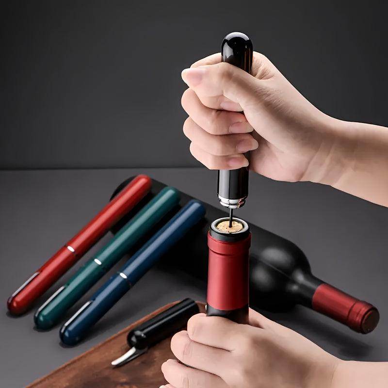 Portable Air Pressure Wine Opener with Foil Slicer - My Store
