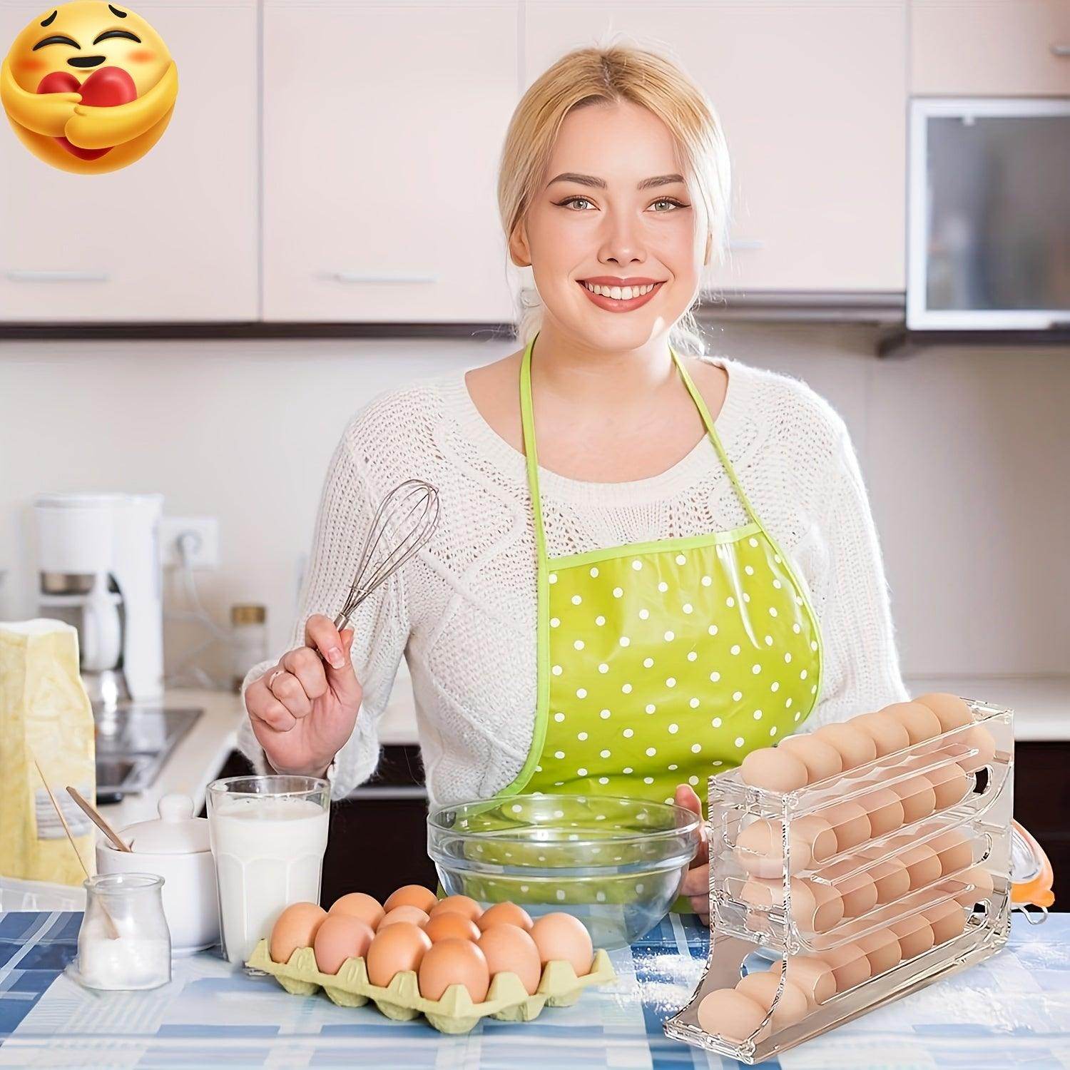 4-Tier Auto-Rolling Egg Dispenser - My Store