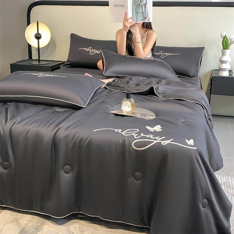 Luxury Embroidered Summer Cooling Quilt - My Store