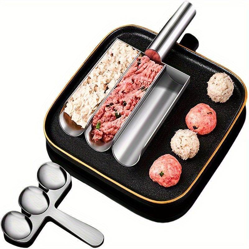 Stainless Steel Meatball Maker Set (2-Piece) - My Store