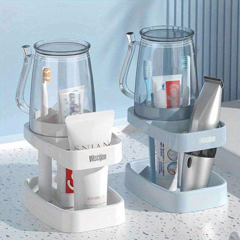 2-in-1 Toothbrush Holder with Cup - My Store