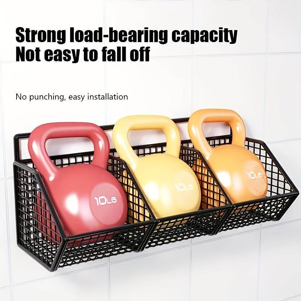 1pc Durable Wall-Mounted Kitchen Storage Basket - My Store