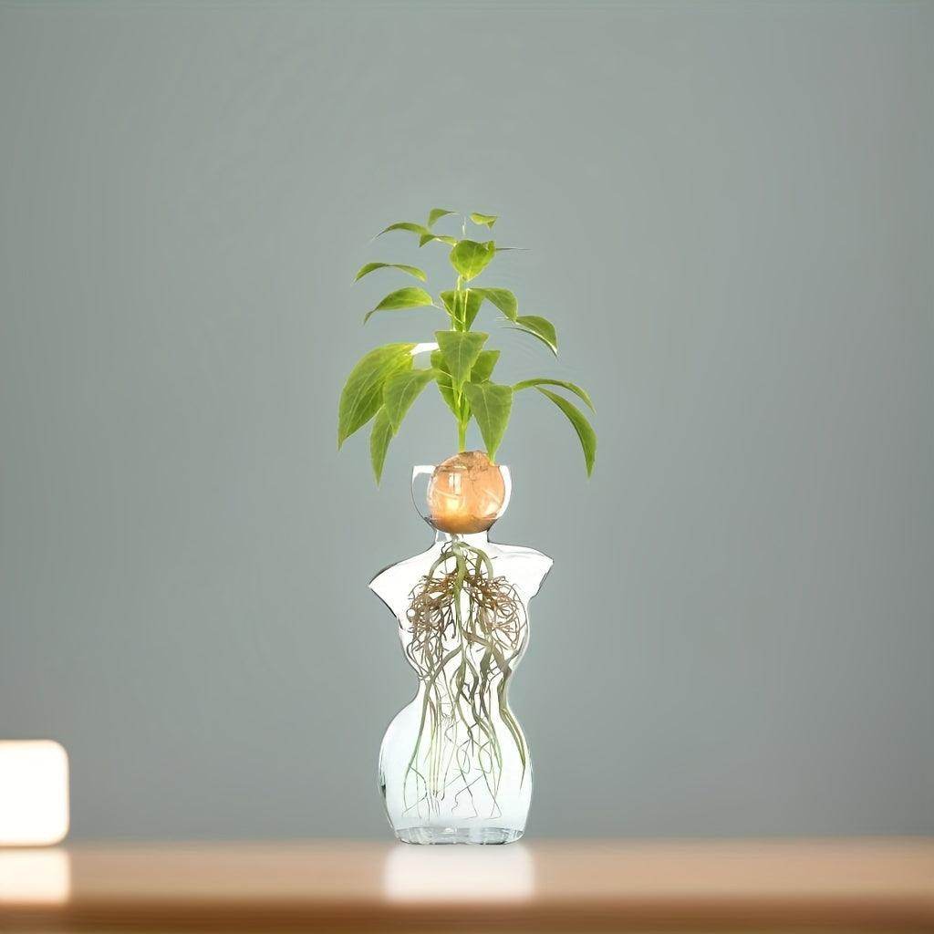 Glass Avocado Vase - My Store