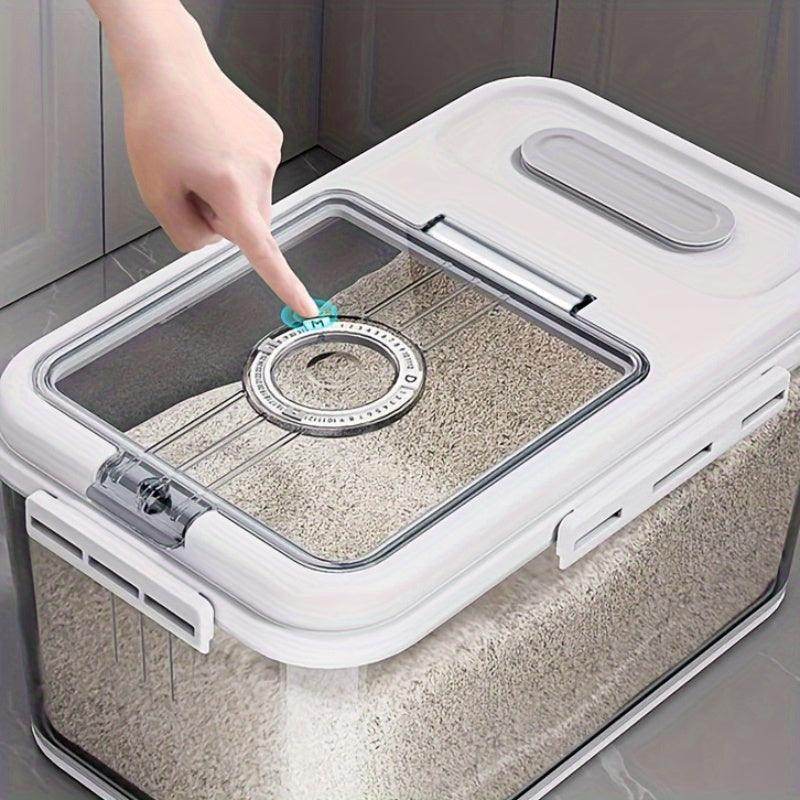 15kg Durable Plastic Airtight Rice Dispenser - My Store