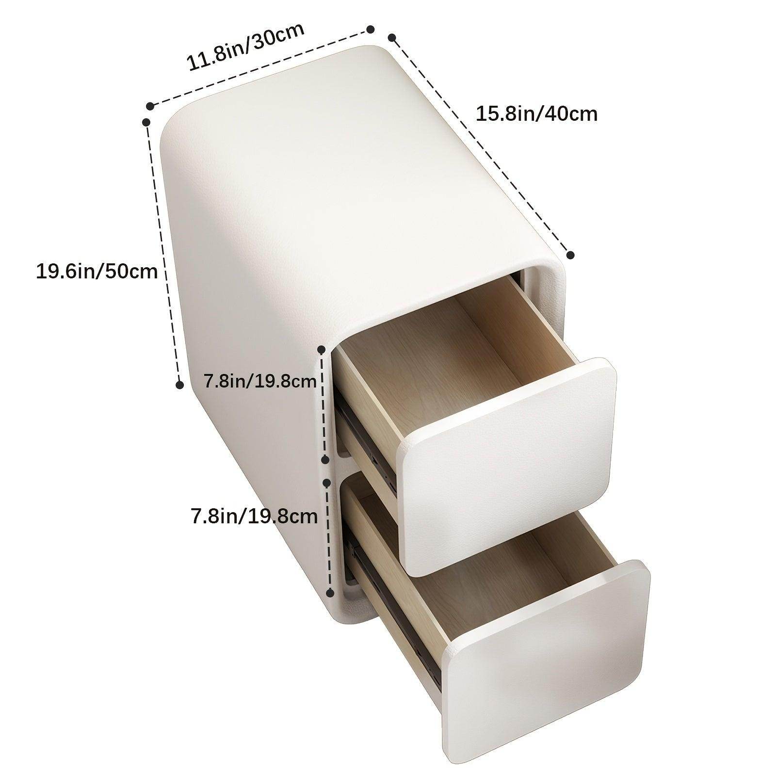 Compact Ultra-Narrow Nightstand - My Store