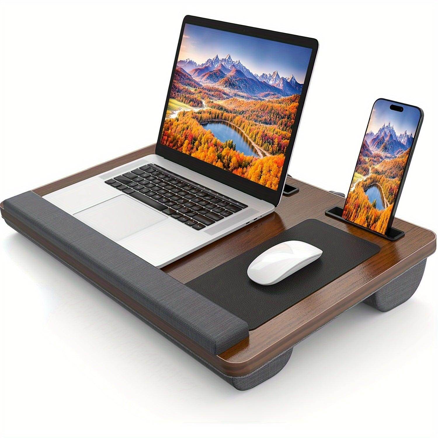 Large Portable Laptop Desk with Storage - My Store
