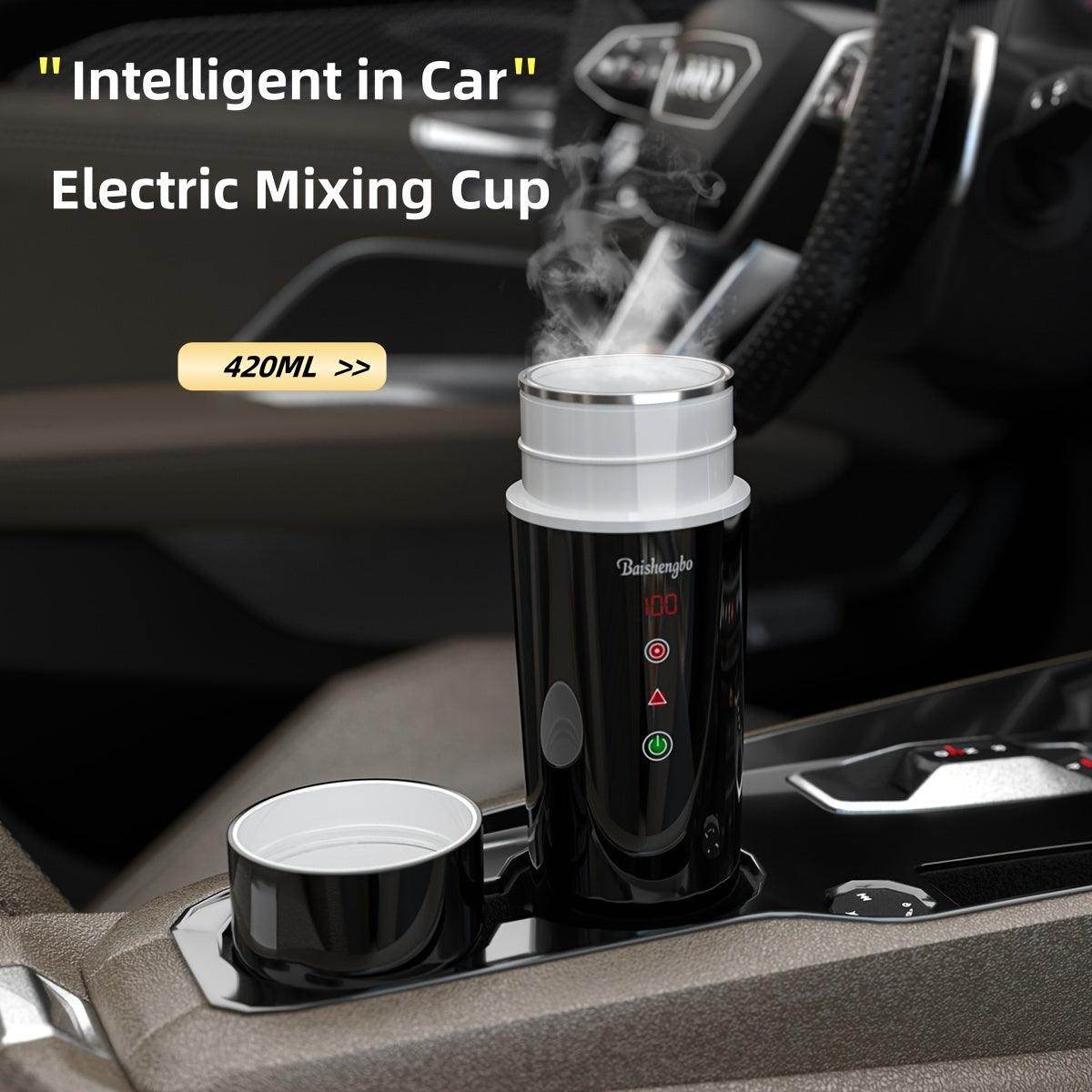 12V Portable Electric Kettle - 420ml Insulated Car Cup - My Store