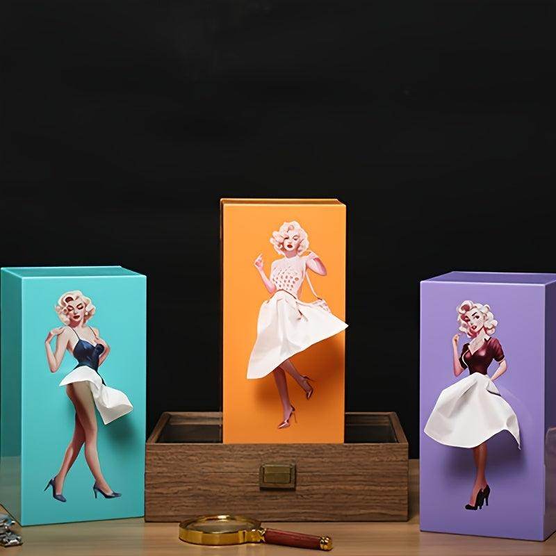 Halloween & Christmas Cartoon Girl Tissue Box - My Store