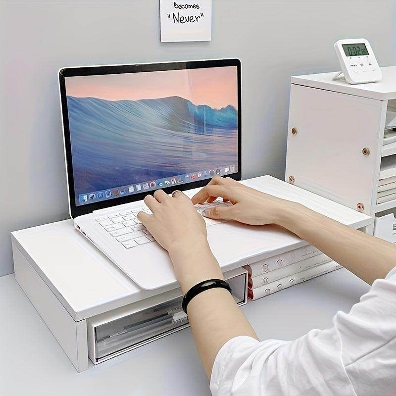 Elegant Matte Wooden Laptop Stand - My Store