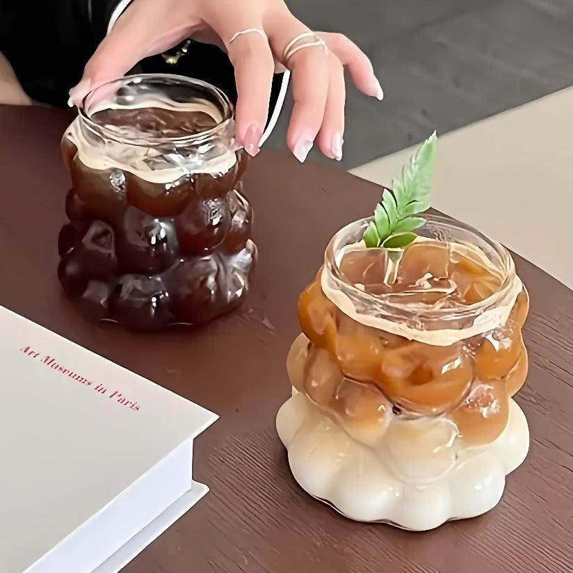 4pcs Grape Design Glass Cup - My Store