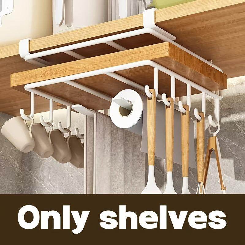 Punch-Free Double-Layer Kitchen Storage Rack - My Store