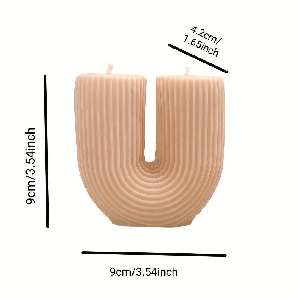 U-shaped Aesthetic Scented Candle - My Store