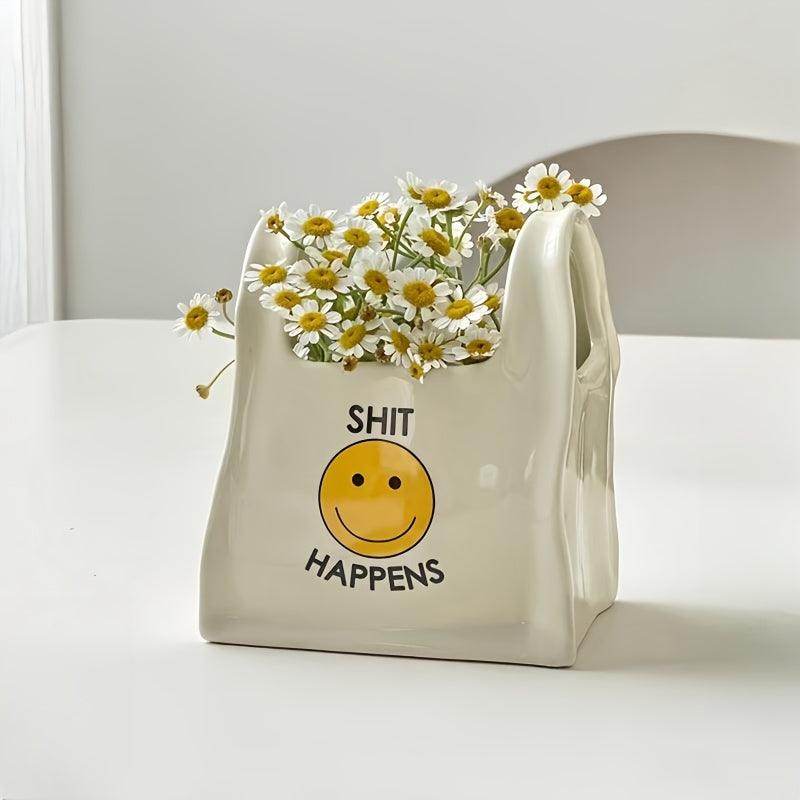 Ceramic Tote Bag Desk Organizer - My Store