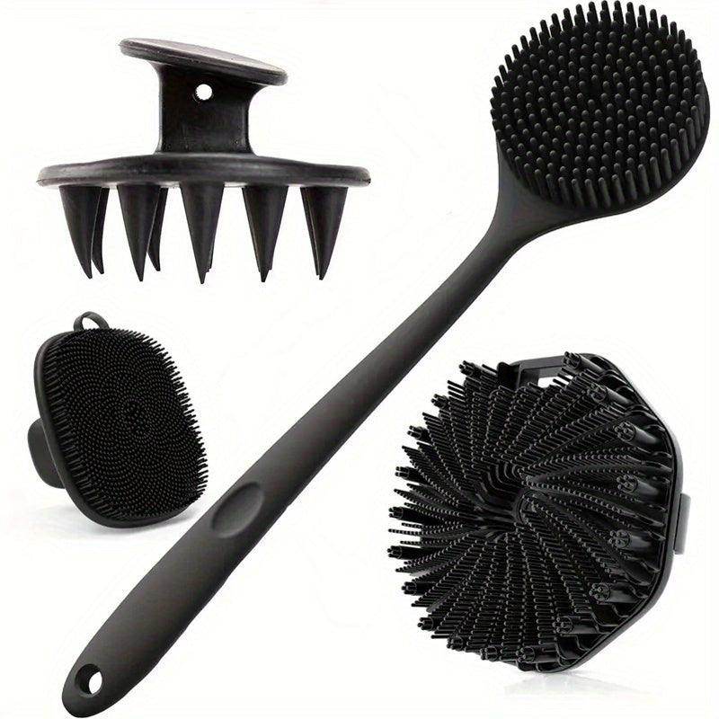 4pcs Silicone Shower Brush Set - My Store