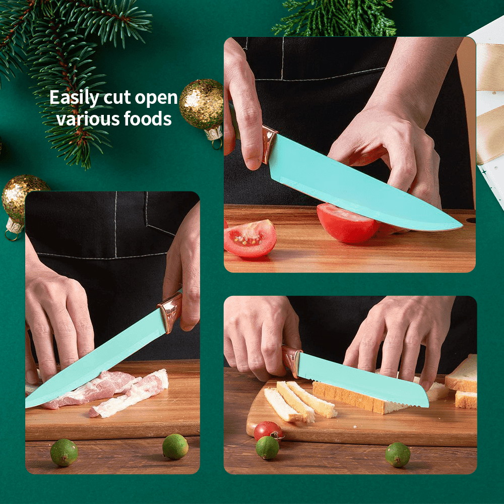 19pcs Silicone Kitchen Utensil Set with Wooden Handles - My Store