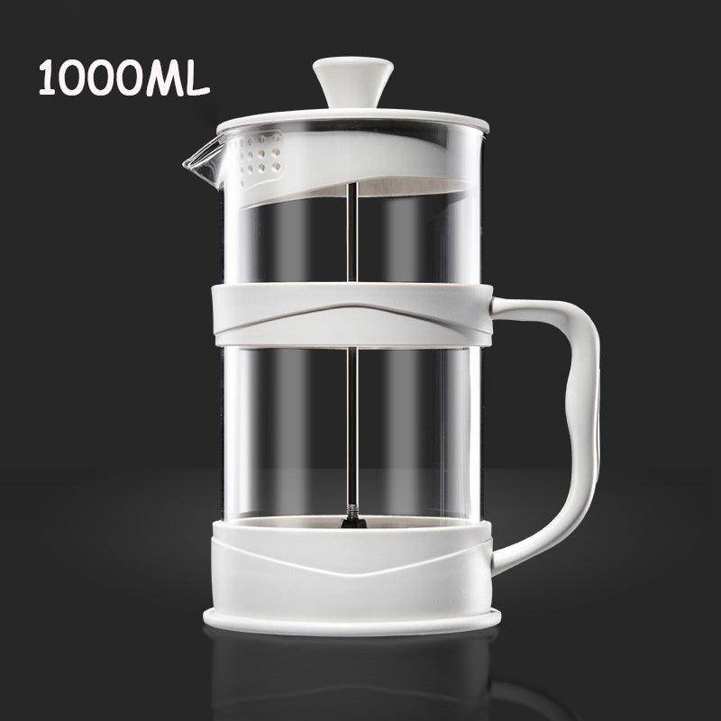 French Press Coffee Maker - Glass Tea Infuser with Hand-Pressed Filter - My Store