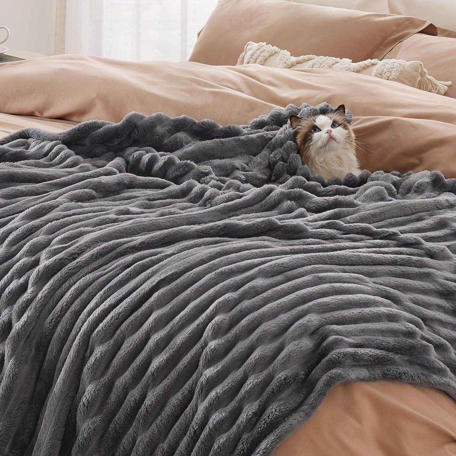 Luxury Lightweight Fleece Throw Blanket - My Store