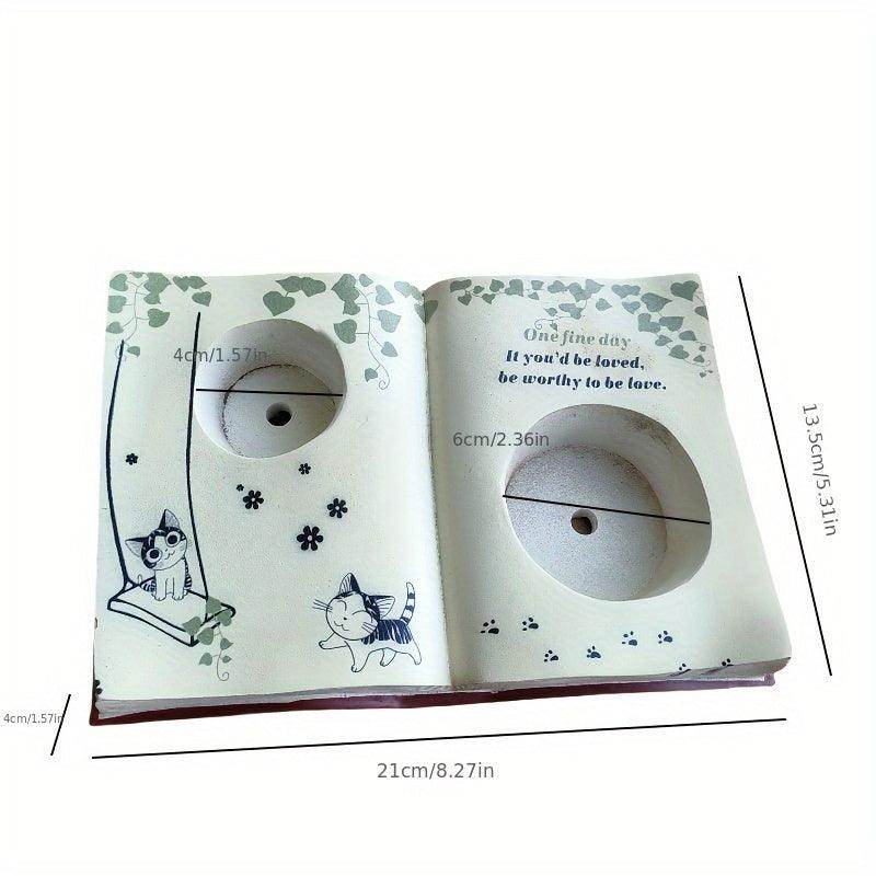 Modern Resin Book Planter - My Store