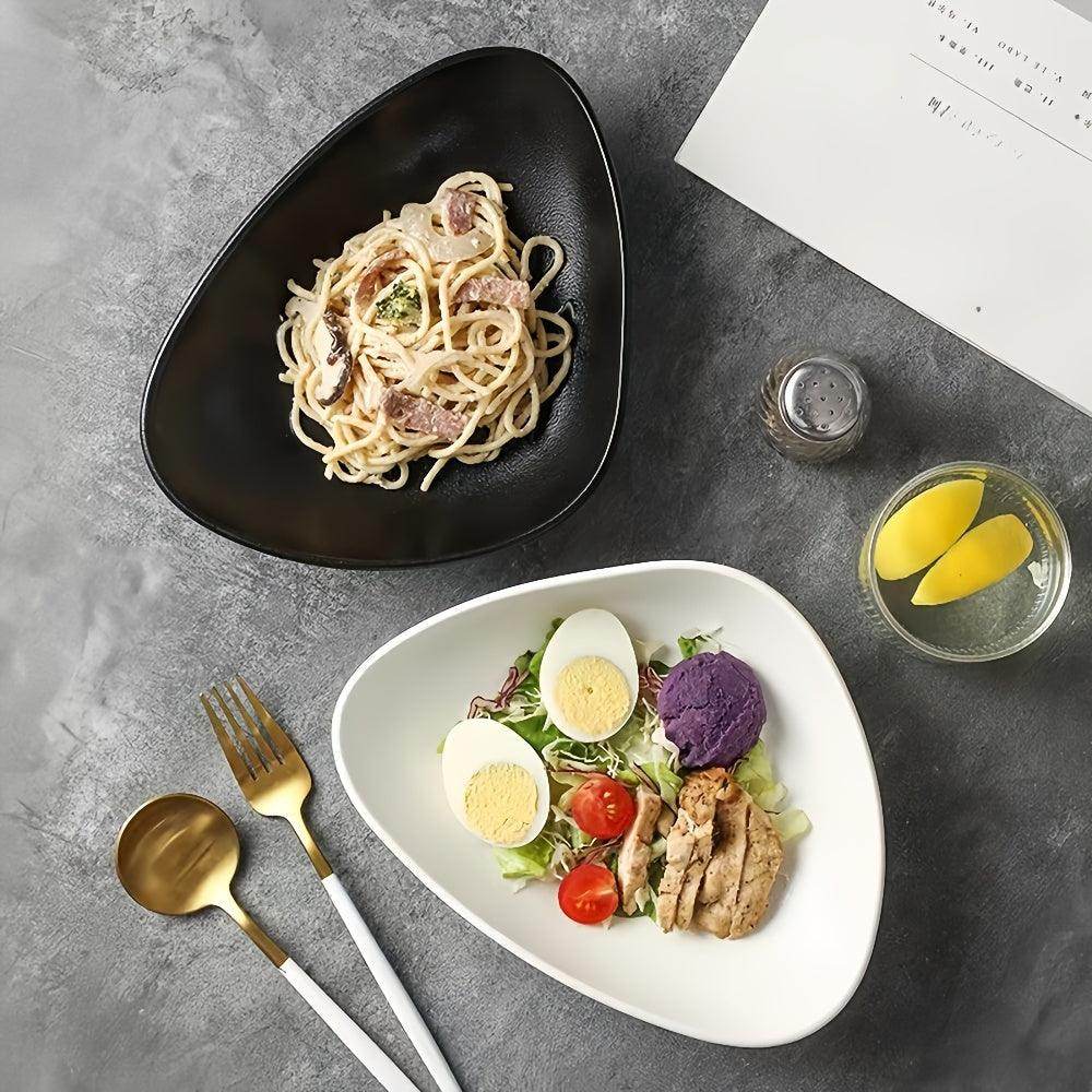 Triangle Japanese Style Ceramic Salad Bowl - My Store