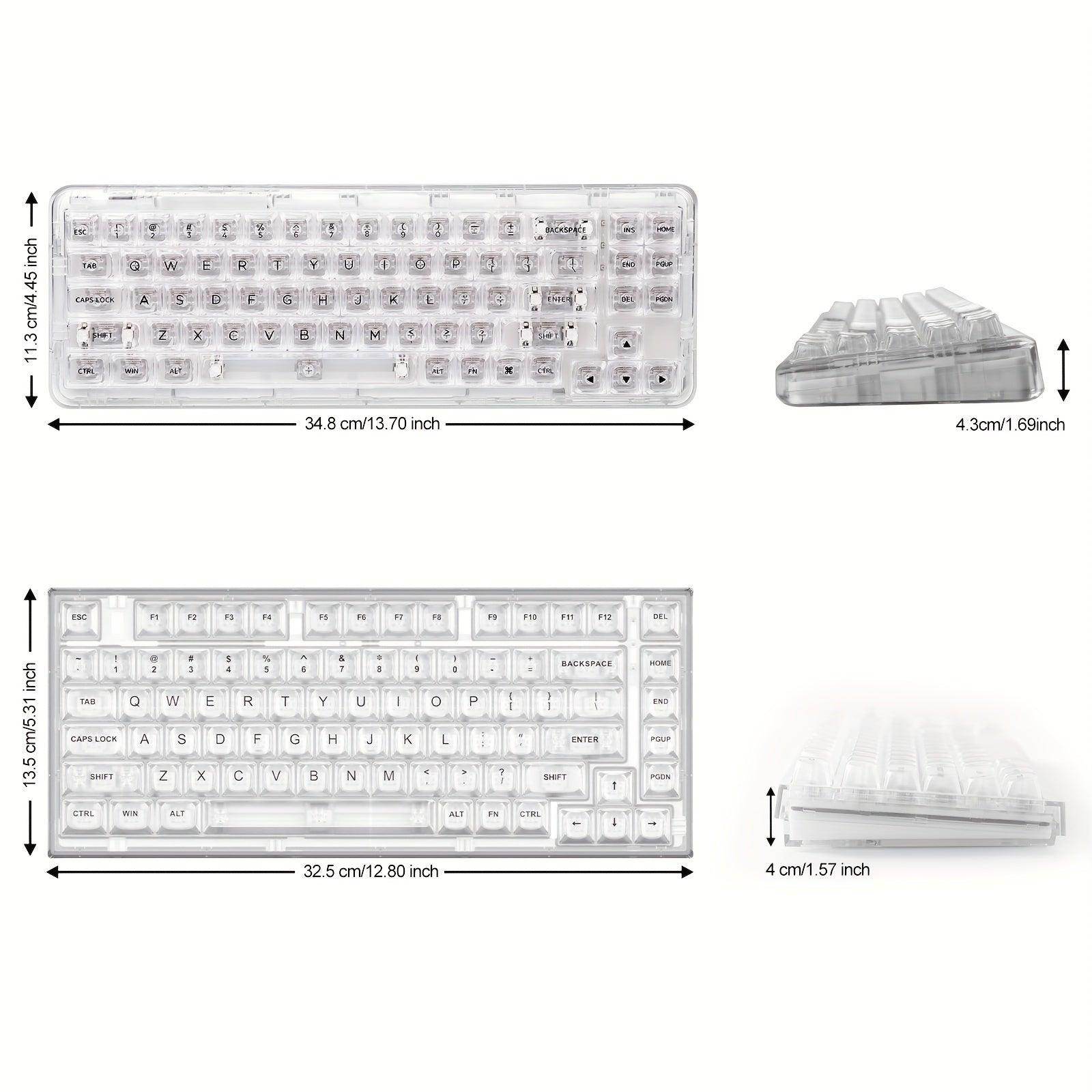 Transparent Mechanical Gaming Keyboard - My Store