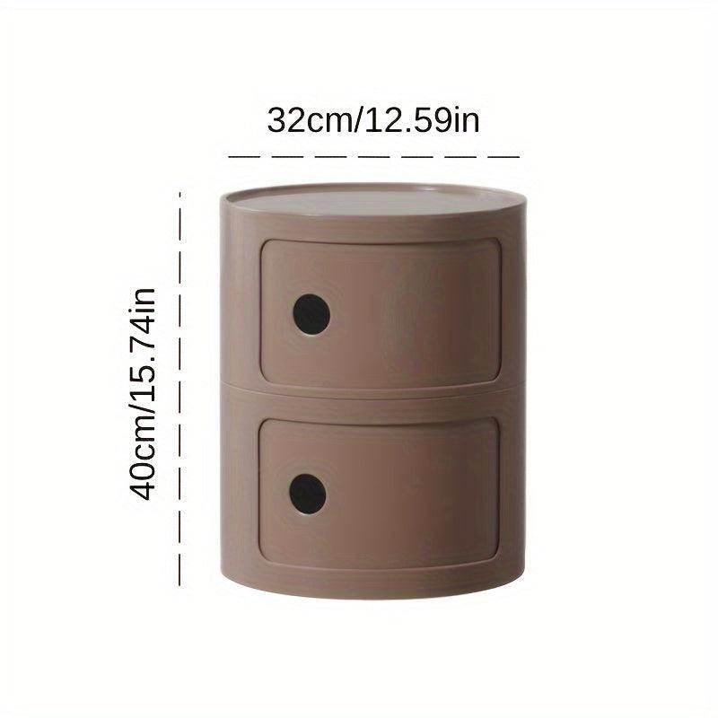 2/3/4 Drawer Bedside Table - 1pc Storage Cabinet - My Store