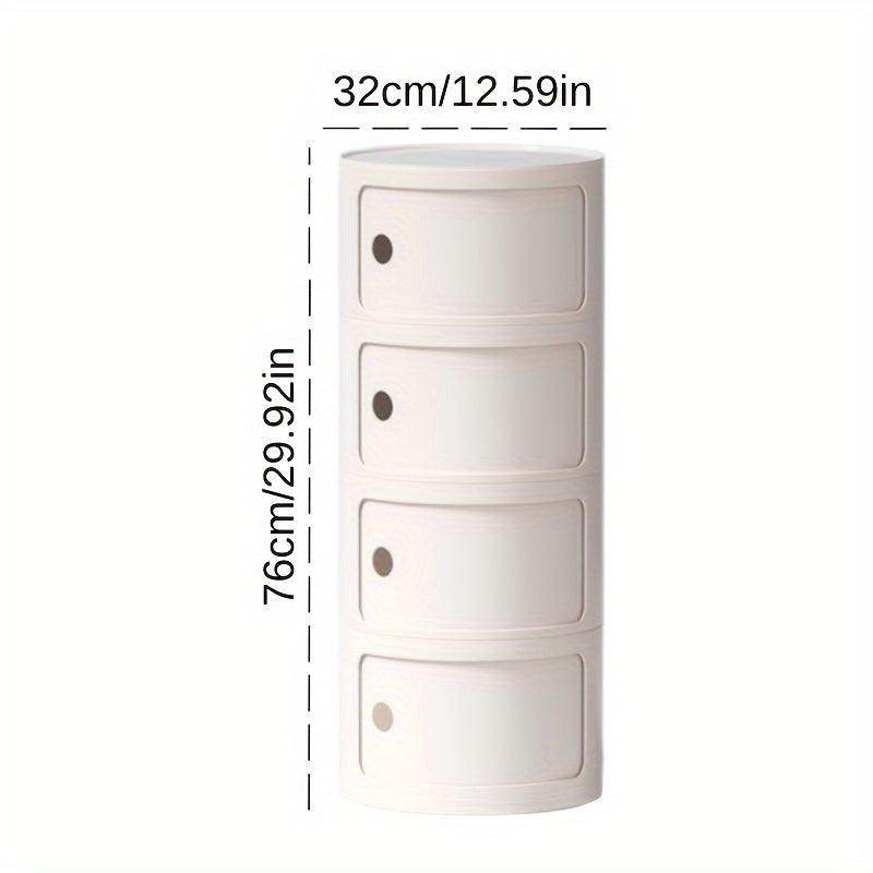 2/3/4 Drawer Bedside Table - 1pc Storage Cabinet - My Store