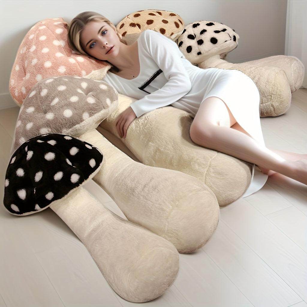 Mushroom-Shaped Polka Dot Pillow - My Store