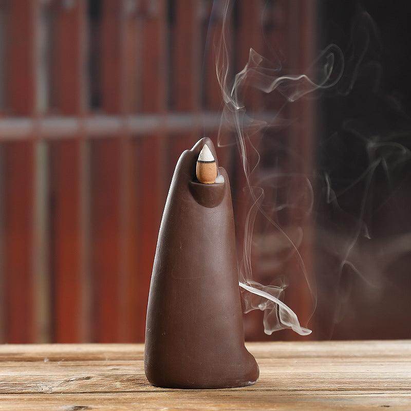 Zen Meditation Ceramic Waterfall Incense Burner - My Store