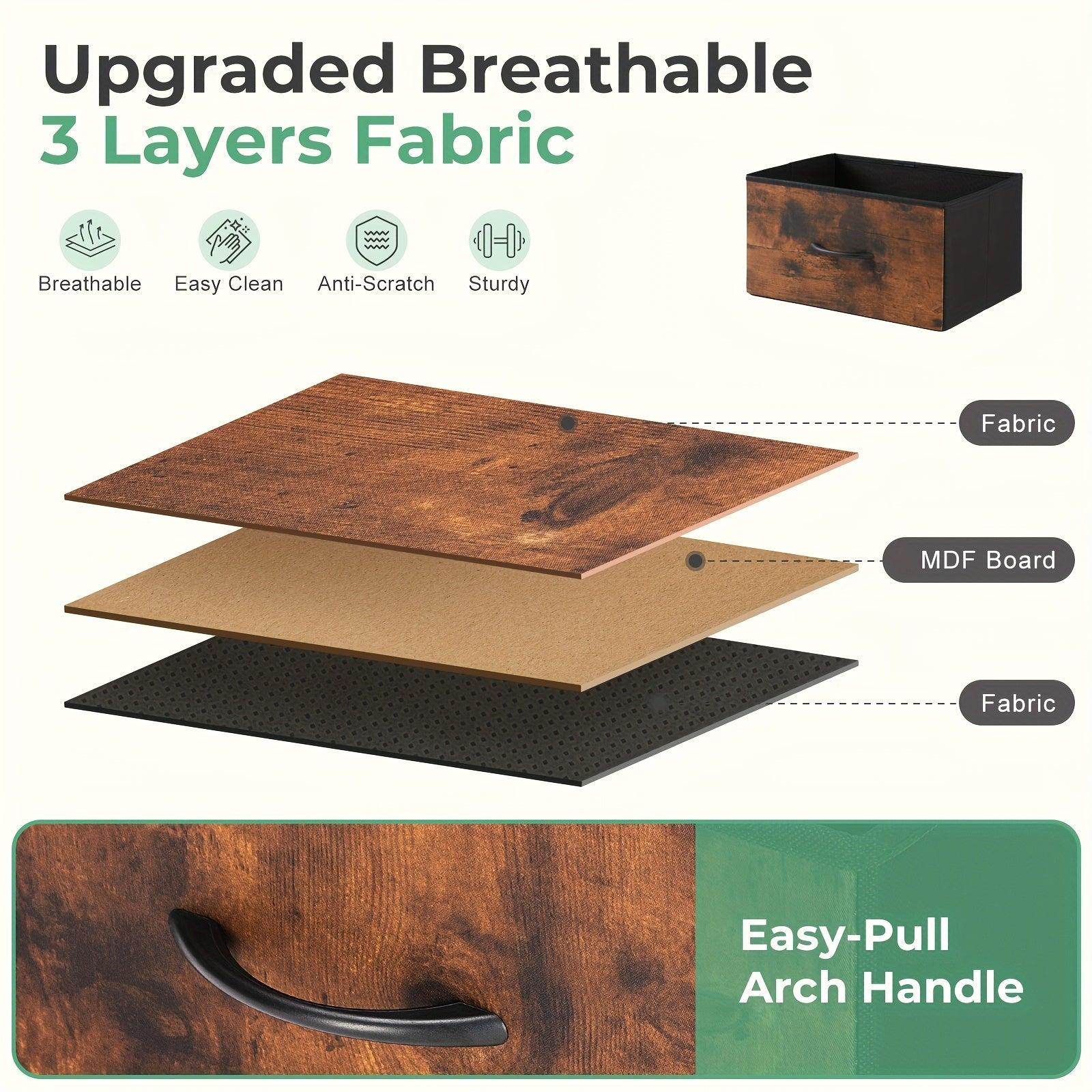 Nightstand with 2 Storage Drawers - My Store