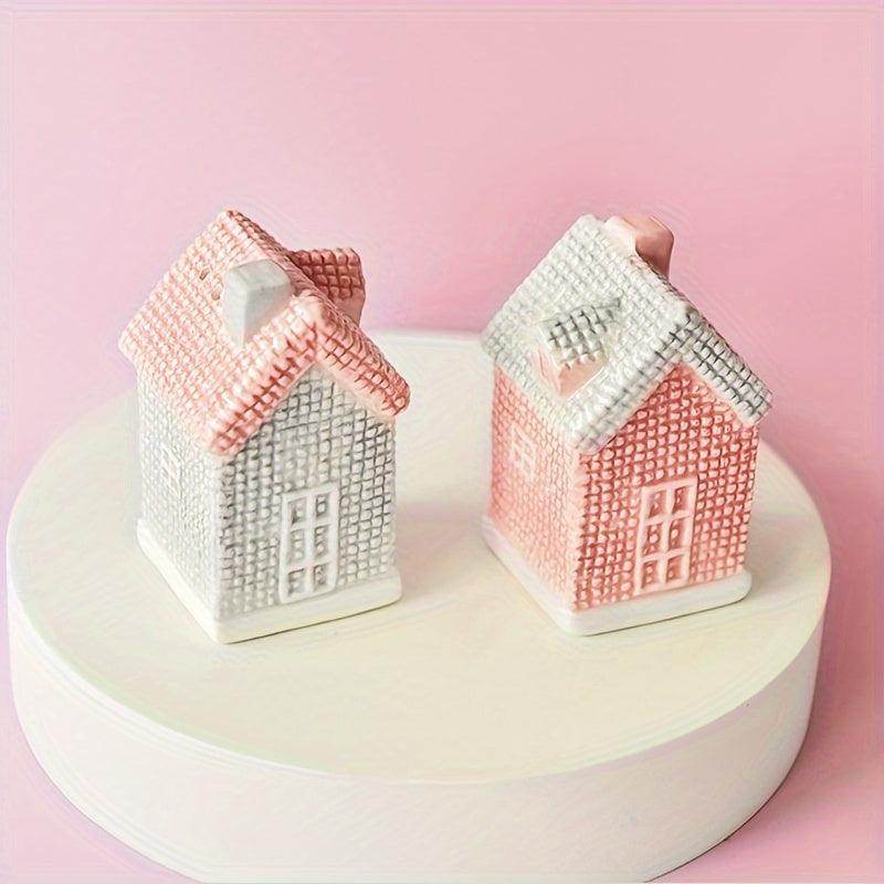 2pcs Ceramic Cartoon Salt & Pepper Mixer Set - My Store
