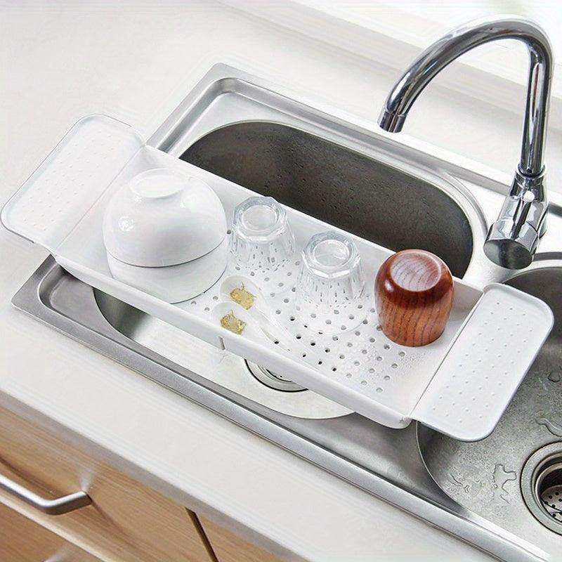 Extendable Bamboo Bathtub Shelf - My Store