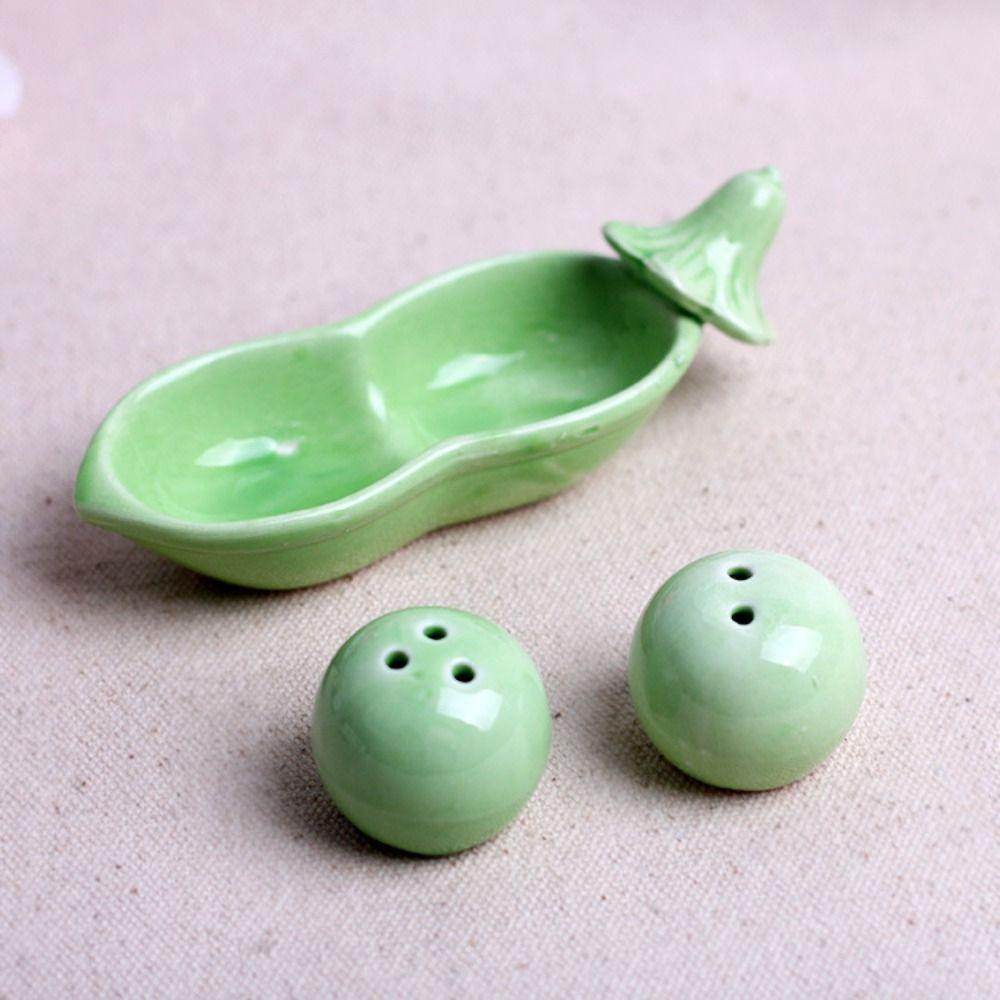 Cute Ceramic "Two Peas in a Pod" Salt & Pepper Shaker - My Store