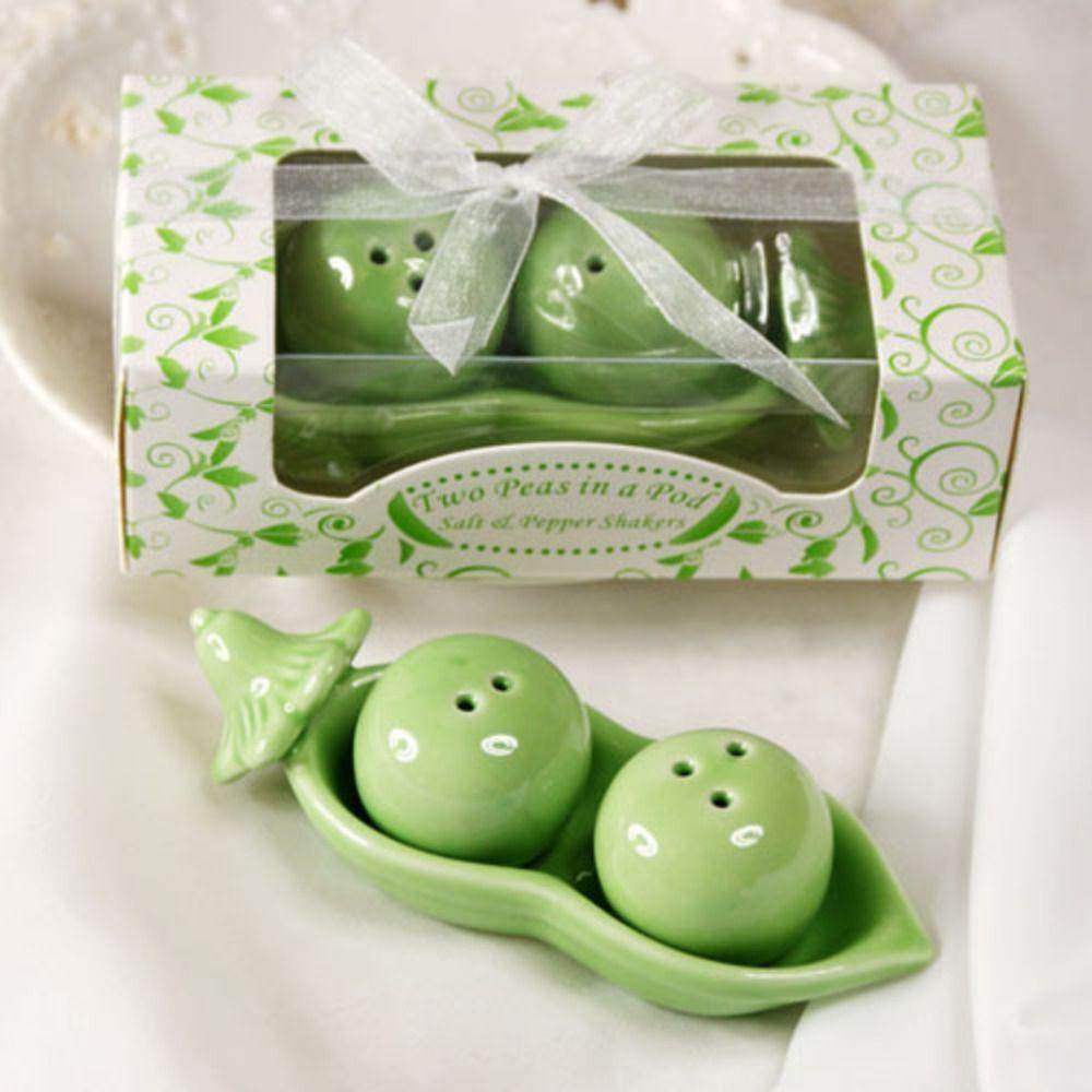 Cute Ceramic "Two Peas in a Pod" Salt & Pepper Shaker - My Store