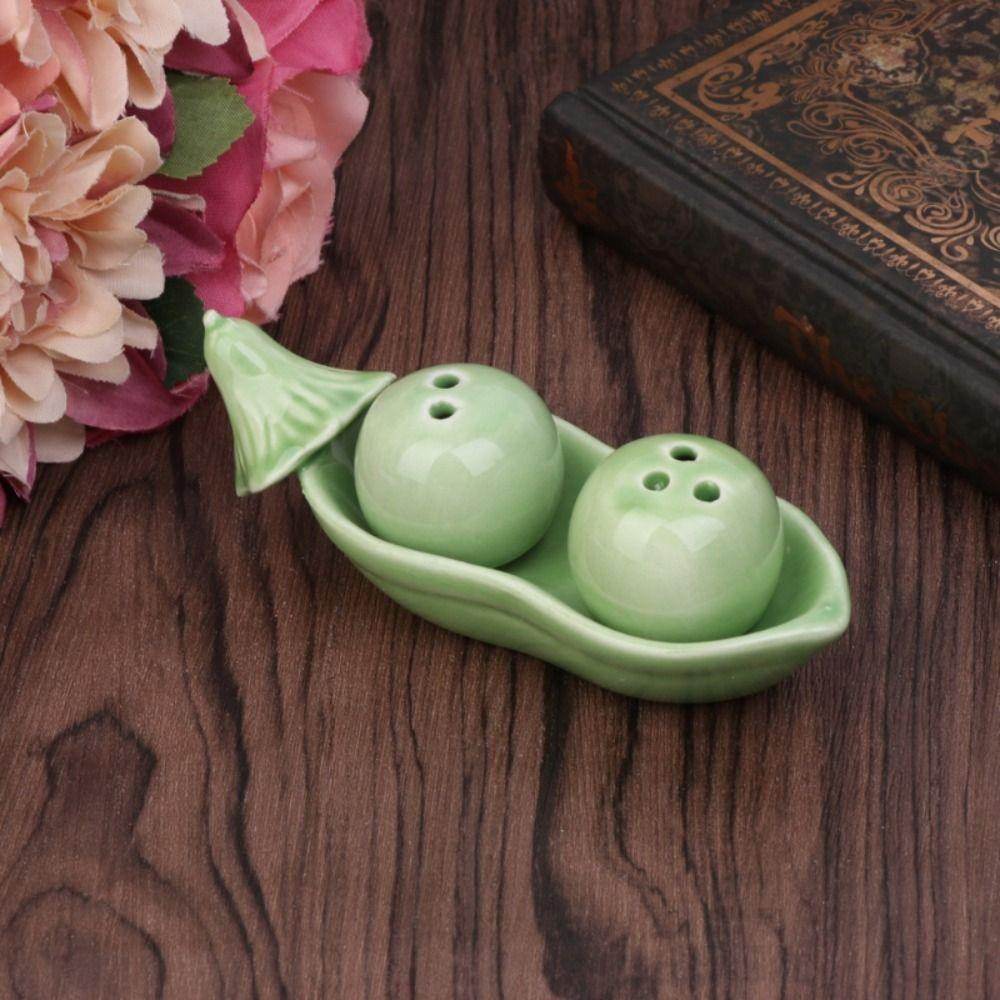 Cute Ceramic "Two Peas in a Pod" Salt & Pepper Shaker - My Store