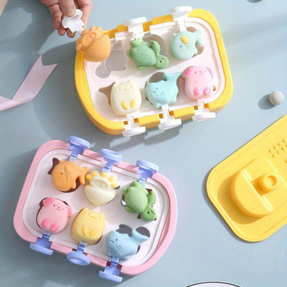 Flexible Silicone Ice Maker Mold Set with Ice Bucket - My Store