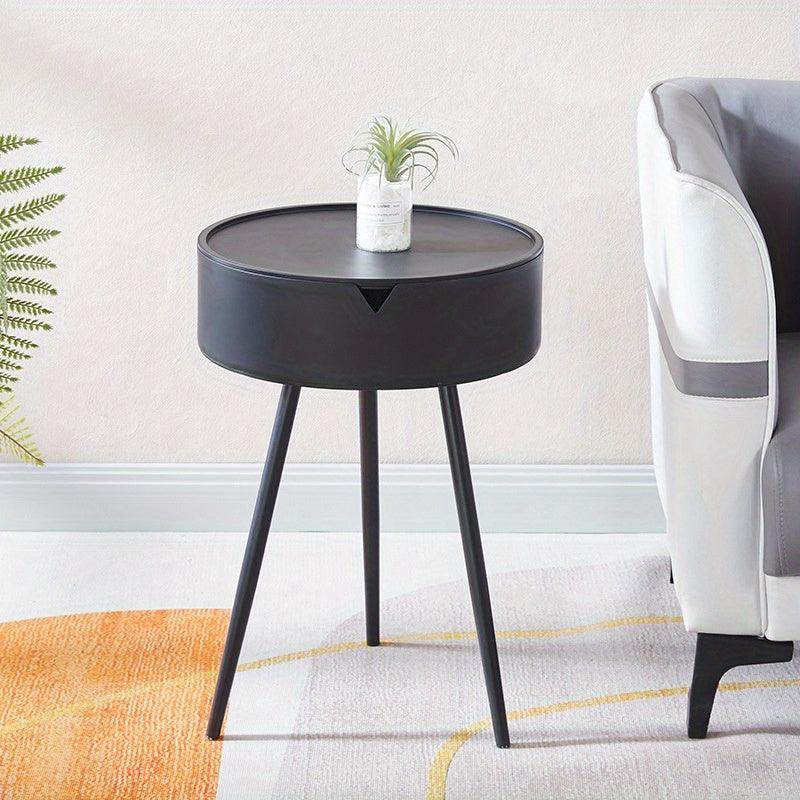 Flip Top Side Table with Storage - My Store