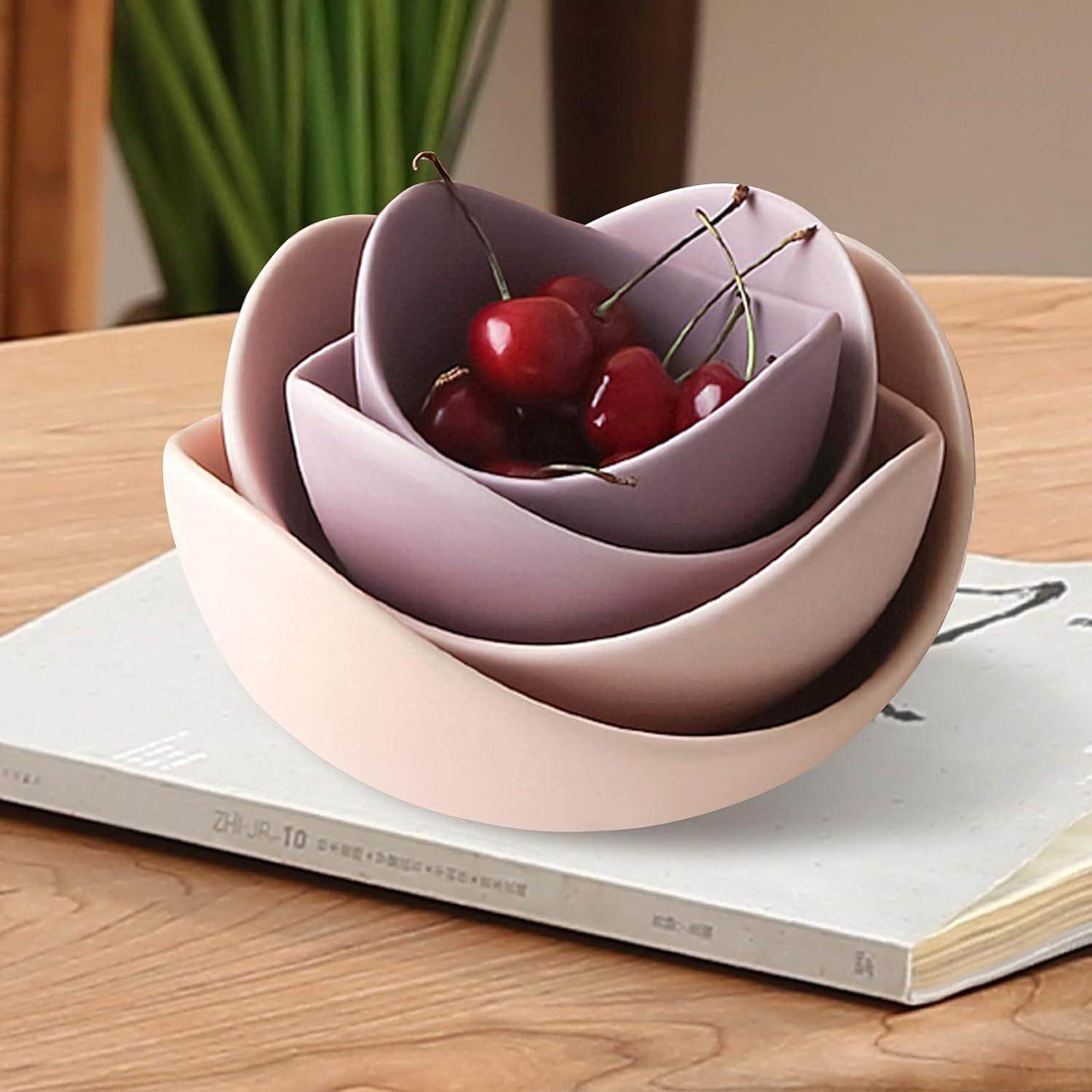 Decorative Lotus Ceramic Bowl - My Store