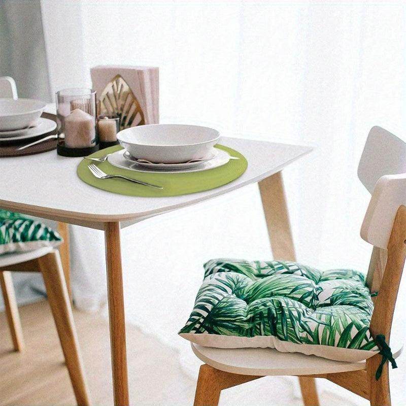 4pc Round Braided Placemats - My Store