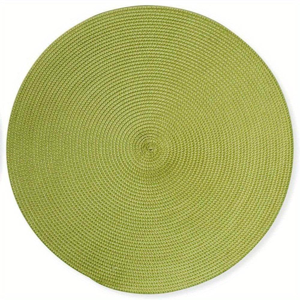 4pc Round Braided Placemats - My Store